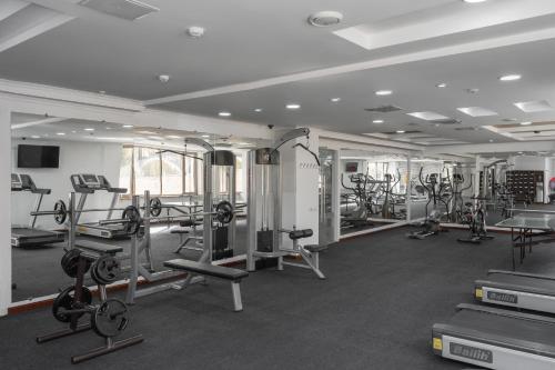 Fitness centrum a/nebo fitness zařízení v ubytování Jannat Resort