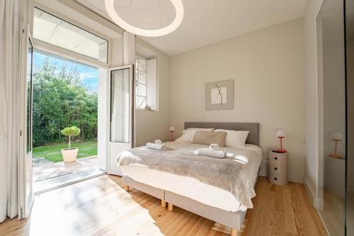 Très bel appartement en rez de jardin, Pereire, 100 m de la plage