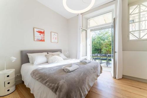 Très bel appartement en rez de jardin, Pereire, 100 m de la plage