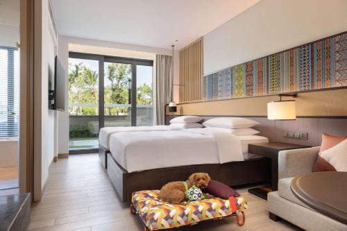 Кровать или кровати в номере Hyatt Regency Sanya Tianli Bay