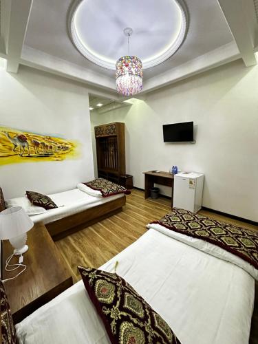 Μια τηλεόραση ή/και κέντρο ψυχαγωγίας στο Khurjin Boutique Hotel