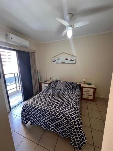 Ένα ή περισσότερα κρεβάτια σε δωμάτιο στο Flat Capitania Varam Ap 3053