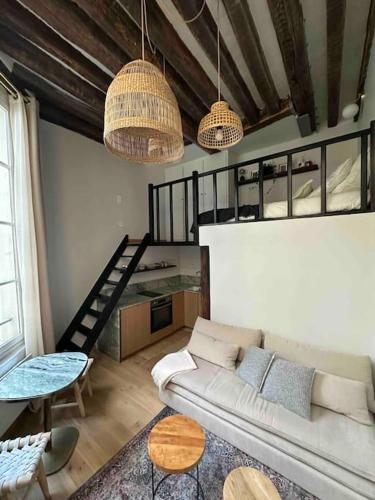 Hyper centre - Montorgueil/ Duplex de charme