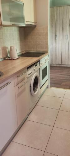 Nhà bếp/bếp nhỏ tại Two Rivers Apartment