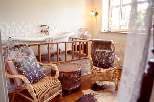 Гостиная зона в Boutique Hotel Postgården