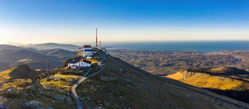 a house on the top of a mountain at Boutique Hôtel Txoko in Saint-Jean-de-Luz