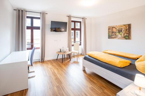 Postel nebo postele na pokoji v ubytování Gwuni B&B