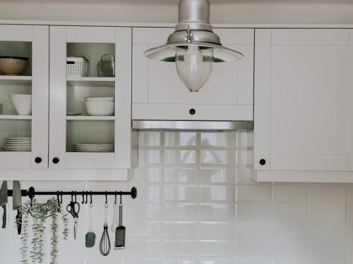 Kuchyň nebo kuchyňský kout v ubytování Vila Del Linz