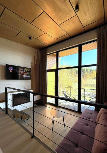 Χώρος καθιστικού στο NOIA Loft