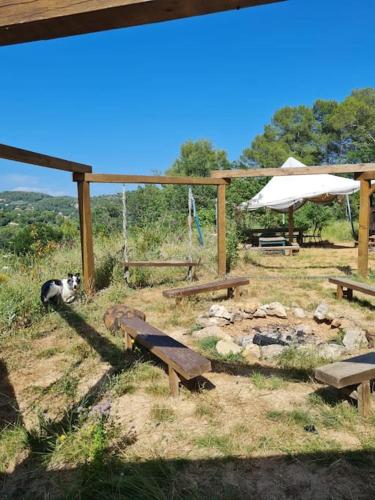 Κήπος έξω από το Cabayourte à la mauvaise herbe