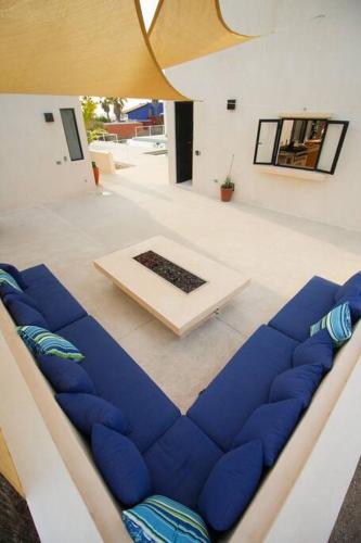 Posezení v ubytování Casa MapacheTodos Santos Maison D'hôte