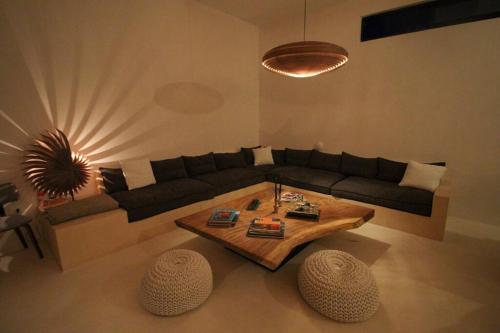 Posezení v ubytování Casa MapacheTodos Santos Maison D'hôte