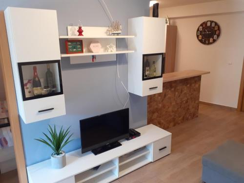TV a/nebo společenská místnost v ubytování Apartmani Ema & Lana
