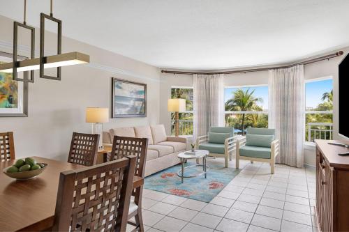 Χώρος καθιστικού στο Marriott's Aruba Surf Club