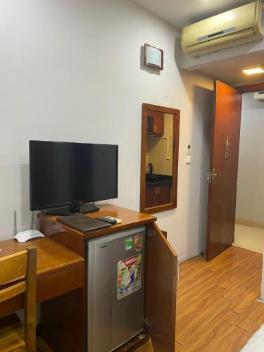 Μια τηλεόραση ή/και κέντρο ψυχαγωγίας στο V-Studio Apartment 3