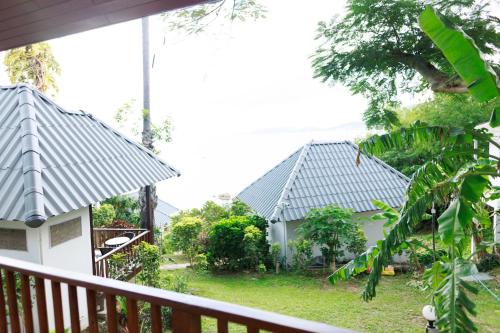 a view from the balcony of a house at Lamai Bayview Boutique Resort in Lamai