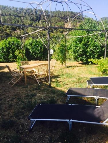 Κήπος έξω από το Villa Margherita vicino a SESTRI levante appartamento per 5 in Villa ottocentesca