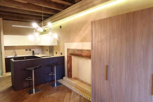 Kjøkken eller kjøkkenkrok på Verona Luxury Flats Piazza Erbe, floor 3