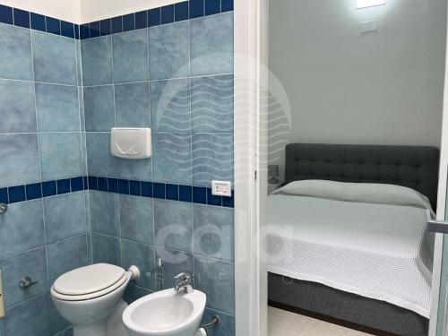 Ένα μπάνιο στο Villa Blumarine e vasca jacuzzi By Cala Salento