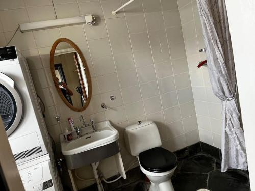 Een badkamer bij Posthuset