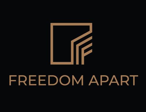 un logotipo para una puerta al agente de la libertad en FREEDOM APART Akacjowa 17m1A, en Zielona Góra