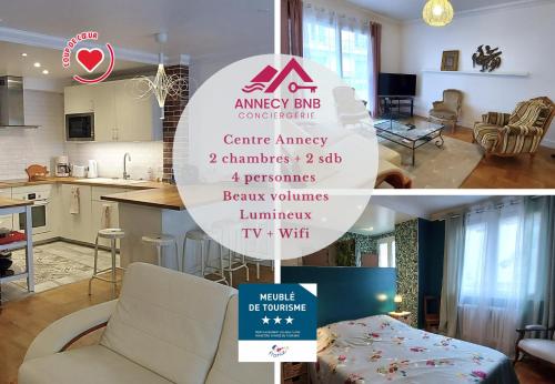 L'APPART DU 22, hyper centre, 2 chambres