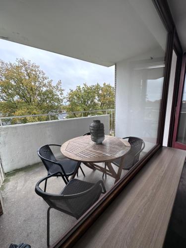 Balkón alebo terasa v ubytovaní Moderne gemütliche Wohnung in Glinde