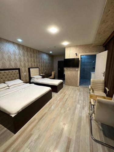 Katil atau katil-katil dalam bilik di Motel Blue Corner 1