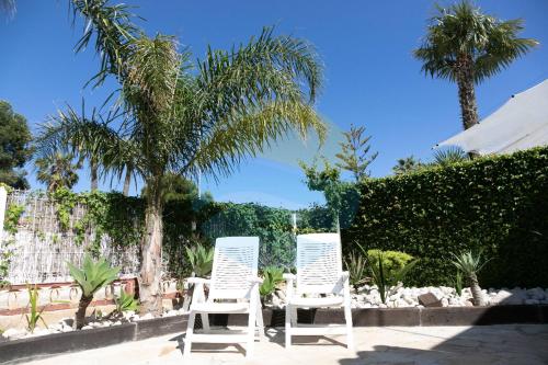 Zahrada ubytování Eucaliptus - Casa en el Delta para disfrutar de la playa del Trabucador - Deltavacaciones