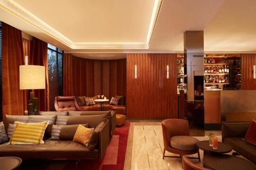 Lounge alebo bar v ubytovaní Villa-des-Prés