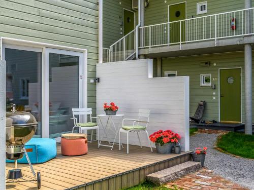 Balkón nebo terasa v ubytování Surf and Turf Apartment in Hanko