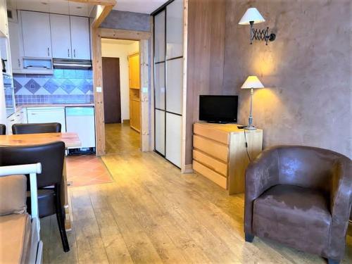Studio rénové tout confort près des pistes avec balcon à Tignes