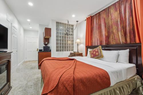 Ένα ή περισσότερα κρεβάτια σε δωμάτιο στο The Columbia Inn at Peralynna