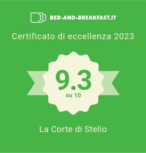 a label with the number on it at B&B La corte di Stelio in Pisa
