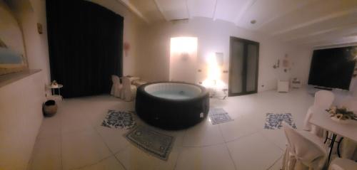 A bathroom at Hotel Club Sabbiadoro