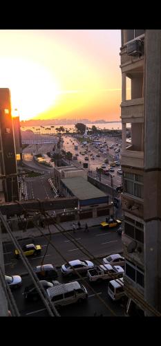 a parking lot with cars parked in a parking lot at الشاطبي in Alexandria