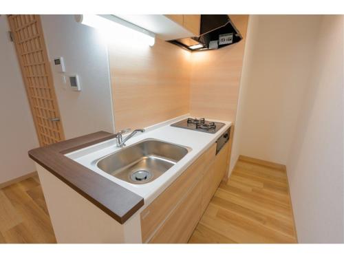 a kitchen with a sink in a room at VILLA KOSHIDO KOTONI - Vacation STAY 49569v in Sapporo