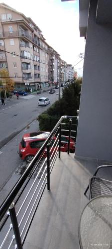 Balkón nebo terasa v ubytování Soko apartments