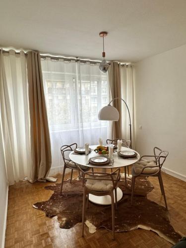 Χώρος καθιστικού στο Appartement neuf à boulogne à 3 mins à pieds du métro