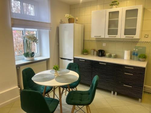 Majoituspaikan Apartament Manhattan keittiö tai keittotila