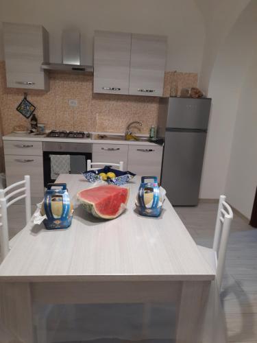 Η κουζίνα ή μικρή κουζίνα στο Casa vacanza Città dei Papi Anagni