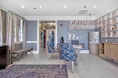 Χώρος καθιστικού στο Hotel Fiona
