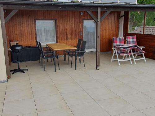 Μπαλκόνι ή βεράντα στο Elegante Ferienwohnung im Schwarzwald, Görwihl