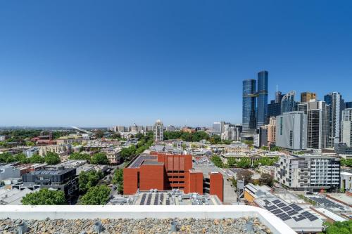 アパートメントから撮影された、または一般的なメルボルンの景色