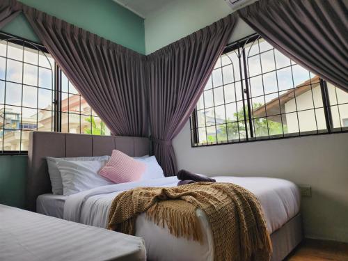 Katil atau katil-katil dalam bilik di Petaling Jaya SS14 Bungalow for 20Pax, Plaza33 , 3 2 Square, Jaya One , SS2