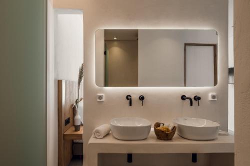 Koupelna v ubytování Sundunes Hotel Naxos