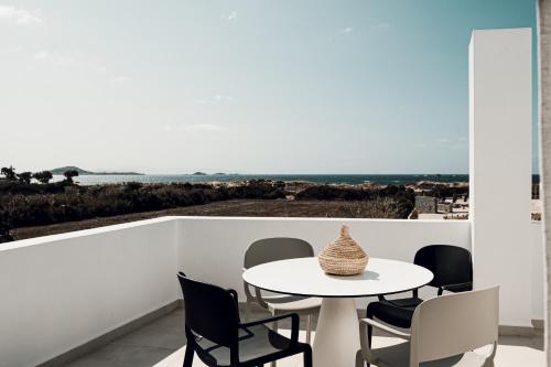 Balkón nebo terasa v ubytování Sundunes Hotel Naxos