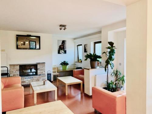 Posezení v ubytování Apartmány pro rodiny s dětmi - Permoník