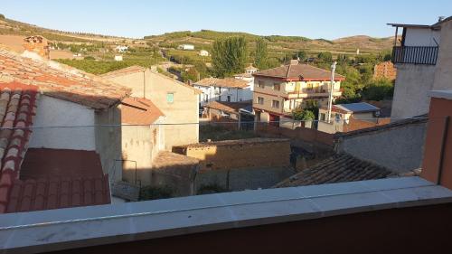 a view of a city from the roof of a building at Rey Mundo in Munébrega