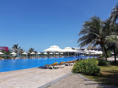 Πισίνα στο ή κοντά στο Villa Oceanami 3 phòng ngủ giá tốt